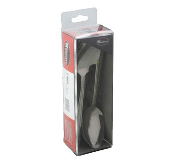 Winco 0081-04 Stainless Steel Dominion Boullion Spoon, 24-Pack