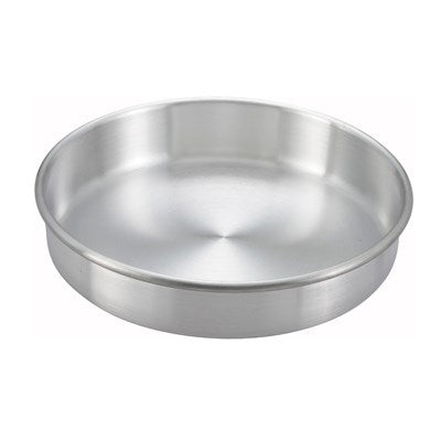 Winco ACP-102 10" x 2"H Round Aluminum Layer Cake Pan