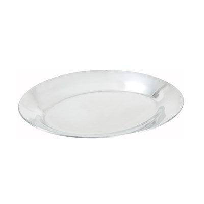 Winco APL-11 11" Oval Aluminum Sizzling Platter