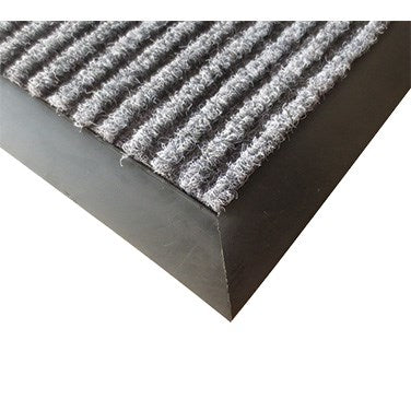 Winco FMC-35C 3' x 5' Vinyl Backed Charcoal Floor Mat