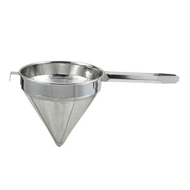 Winco CCS-10F 10" China Cap Strainer with Welded Handle