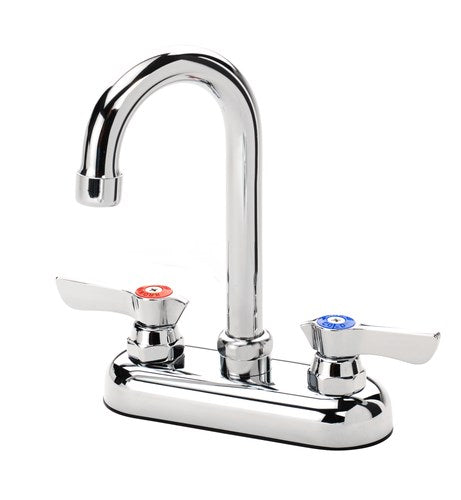 Krowne 11-400L Silver Series Deck Mount Faucet with 3 1/2" Gooseneck Spout