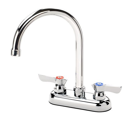 Krowne 11-401L Commercial Series Deck Mount Faucet with 6" Gooseneck Spout