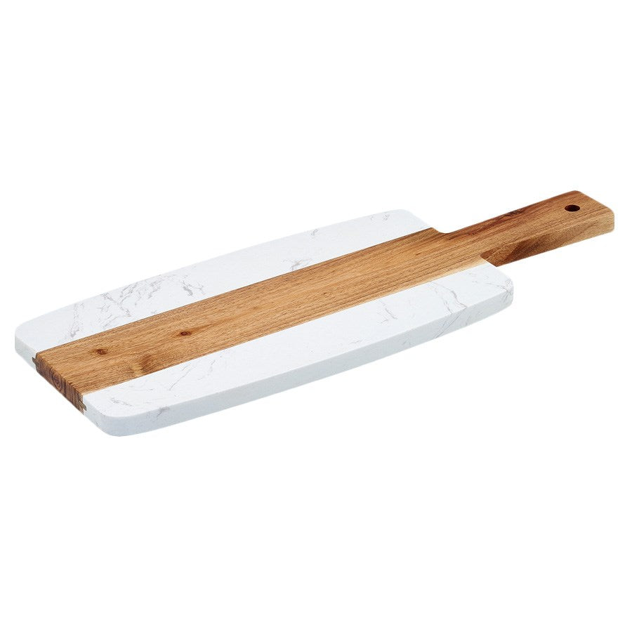 Winco SBMW-117 11 1/4" Rectangular Serving Board with Handle