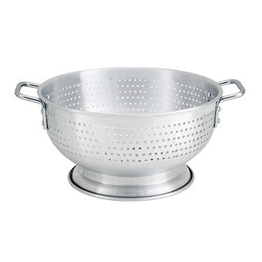 Winco ALO-11BH 11 Quart Aluminum Colander