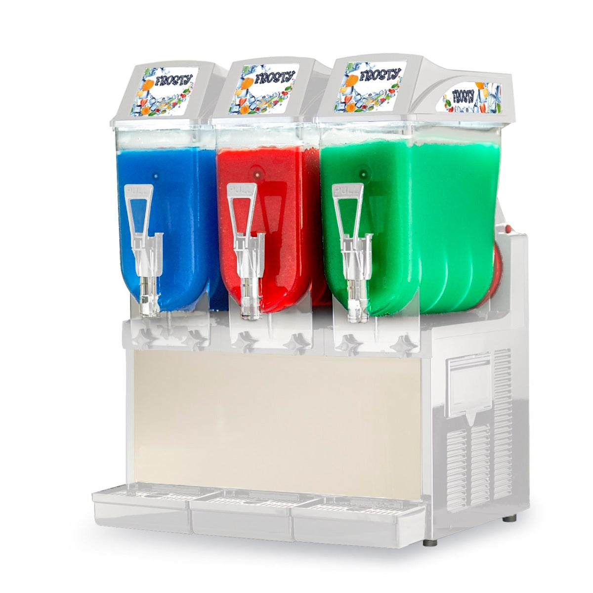 Ampto GRA-123 Three 3 Gallon Bowl Non-Carbonated Frozen Drink Machine