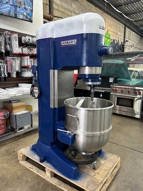 Hobart V-1401 140 Quart Mixer Including Hook, Flat Beater, Whip and Bowl 208V 3 phase NEW PARTS (USED)