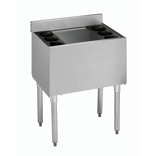 Krowne 18-24-7 Silver Series Insulated Ice Bin with 7-Circuit Cold Plate 24"