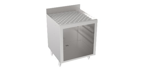Krowne 18‑GSB1 ‑ Silver Series Glass Storage Cabinet