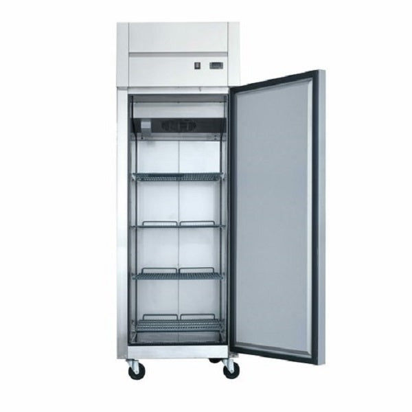 Dukers D28AR  27-1/2"W One Door Stainless Steel Top Mount Reach In Refrigerator - 18.31 Cu. Ft FREE SHIPPING!
