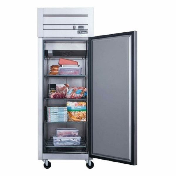 Dukers D28AF  27-1/2"W One Door Stainless Steel Top Mount Reach In Freezer - 18.31 Cu. Ft FREE SHIPPING!