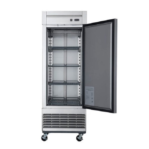 Dukers D28F  27-1/2"W One Door Stainless Steel Bottom Mount Reach In Freezer - 17.79 Cu. Ft FREE SHIPPING!