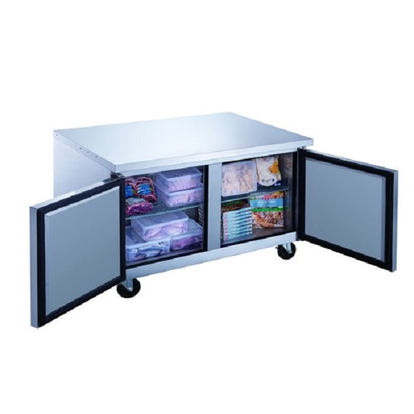 Dukers DUC48R 48"W Two Door Undercounter Refrigerator - 12.21 Cu. Ft. FREE SHIPPING!