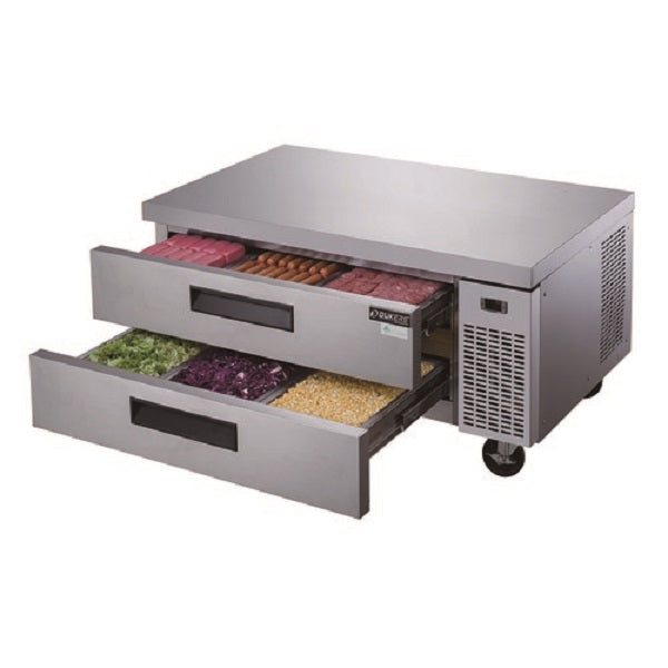 Dukers DCB52-D2 52-1/2"W  Refrigerated Chef Base with 2 Drawers FREE SHIPPING!