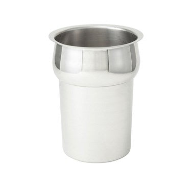 Winco INS-2.5 2.5Qt Vegetable Inset for Steam Table Stainless Steel, Mirror Finish