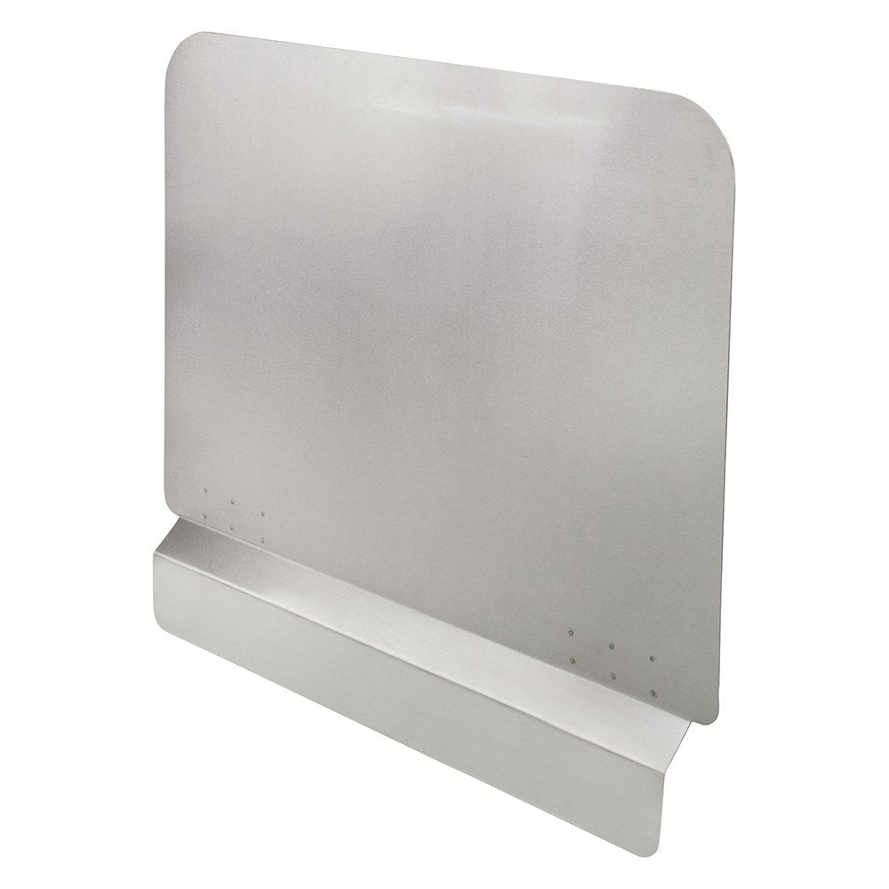 Winco SFSG-2018 Stainless Steel Fryer Splash Guard - 20.5" x 18"
