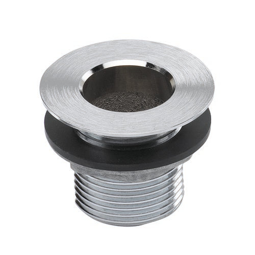 Krowne 23-111 1" NPS Nickel Plated Drain, 1-1/2" length, includes locknut & washer