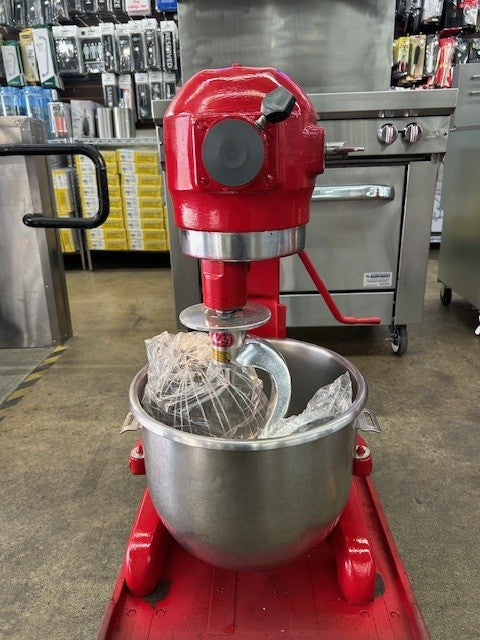 Hobart A200 20 Quart Mixer Including Hook, Flat Beater, Whip and Bowl, 115V 1 Phase (USED)