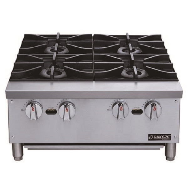 Dukers DCHPB24 24"W Natural Gas Hotplate - 112,000 BTU - FREE SHIPPING!