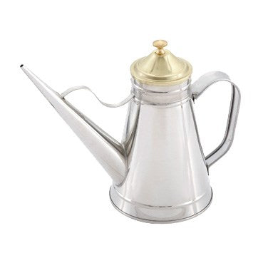 Winco OC-24 24 oz. Oil Can with Brass Cover