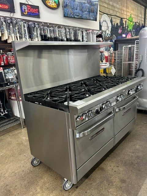 Southbend X-4601DD Ultimate Restaurant Range 60"W 10 Burner Gas Range with Two Standard Ovens - 420,000 BTU (LIGHTLY USED UNIT)