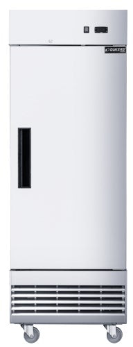 Dukers D28EF 27-1/2"W x 28"W One Door Stainless Steel Bottom Mount Shallow Depth Reach In Freezer - FREE SHIPPING!