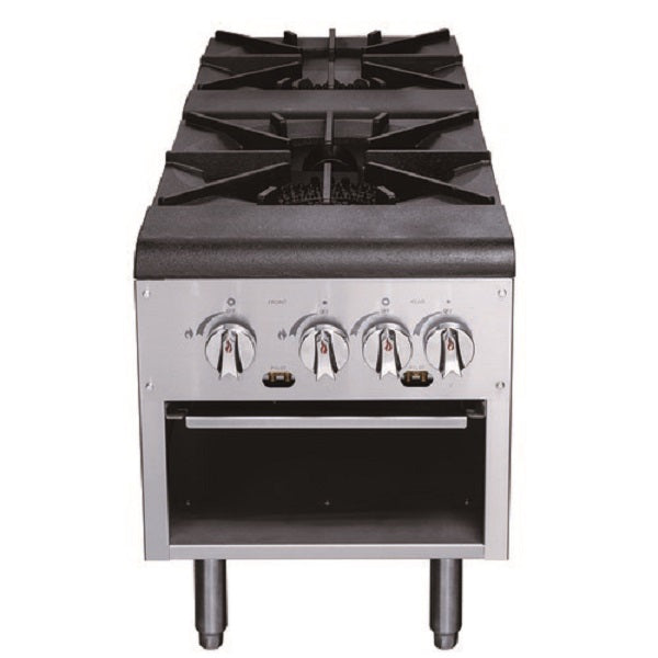 Dukers DCSPA2 18"W Natural Gas Stock Pot Range Double - 160,000 BTU - FREE SHIPPING!