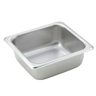 Winco SPS2 2 1/2" Deep Stainless Steel 1/6  Steam Table Pan