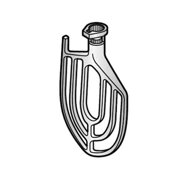 Alfa International 40BA Adaptable Flat Beater/Paddle For 60+ Quart Hobart Mixers