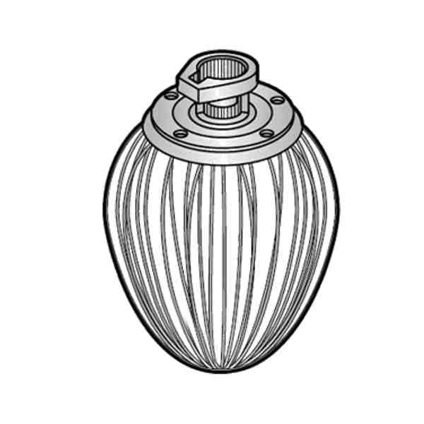Alfa International 40WA  Adaptable Wire Whip For 60+ Quart Hobart Mixers
