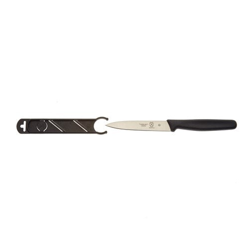Mercer Cutlery M33933B 4" Pointed Tip Plain Edge Bar Knife