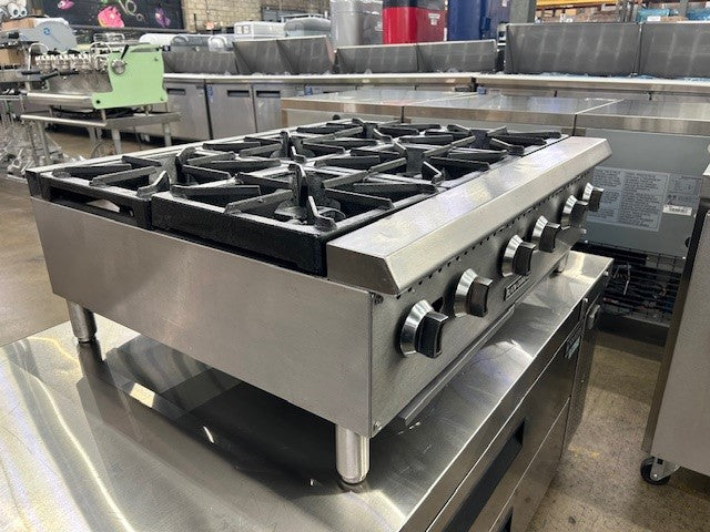 Black Diamond BDCTH-36 36” Natural Gas 6 Burner Hotplate (USED)