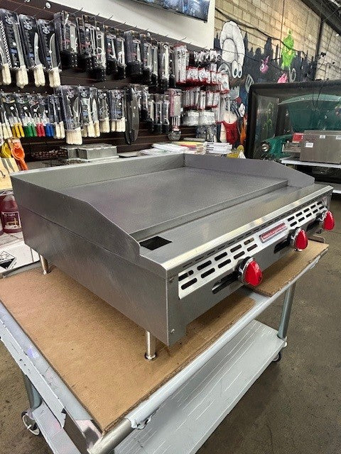American Range ARTG-36-24 36" Wide Countertop Thermostatic Natural Gas Griddle 1" Thick Plate - (USED)
