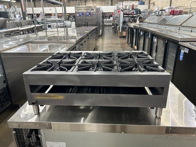 Black Diamond BDCTH-36 36” Natural Gas 6 Burner Hotplate (USED)