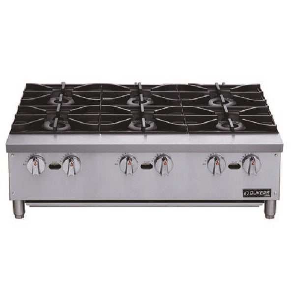 Dukers DCHPB36 36"W Natural Gas Hotplate - 168,000 BTU - FREE SHIPPING!