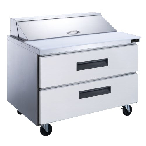 Dukers DSP36-15M-D2 36"W Mega Sandwich/ Salad Prep Refrigerator W Two Drawers - 11.47 Cu. Ft. FREE SHIPPING!
