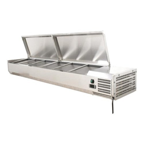Omcan RS-CN-0009-PSS (46497) 78" Stainless Steel Refrigerated Topping Rail