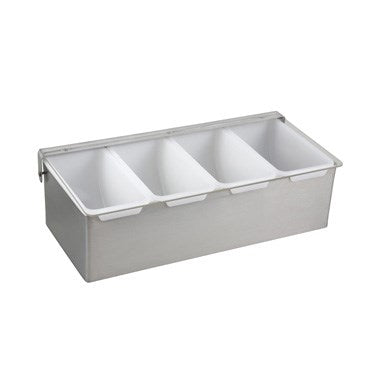 Winco CDP-4 4 Compartment Condiment Dispenser