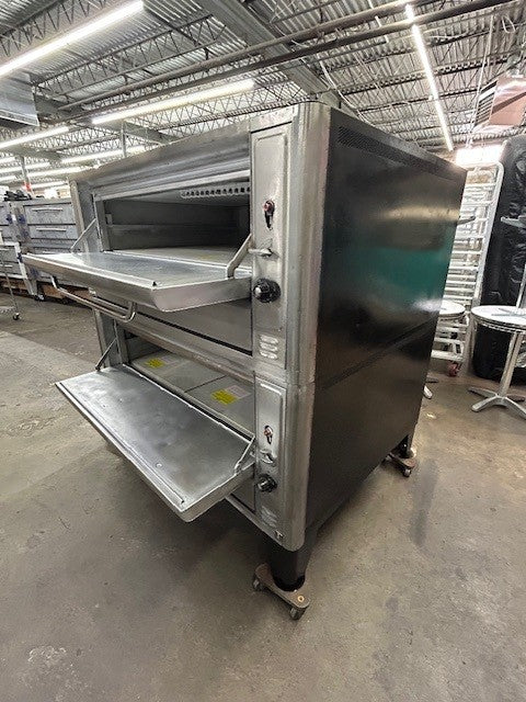 Blodgett Natural Gas 4 Pie Double Stacked Pizza Oven (USED)