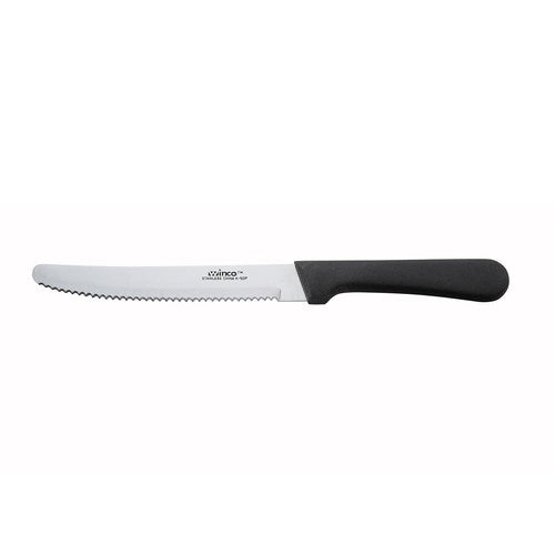 Winco K-50P 1 Dozen 5" Blade Steak Knives