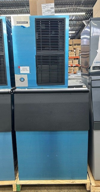 Hoshizaki KM-522MAK 22"W 548lbs. Ice Machine With B-500SF Ice Bin and HS-2033 Bin Kit