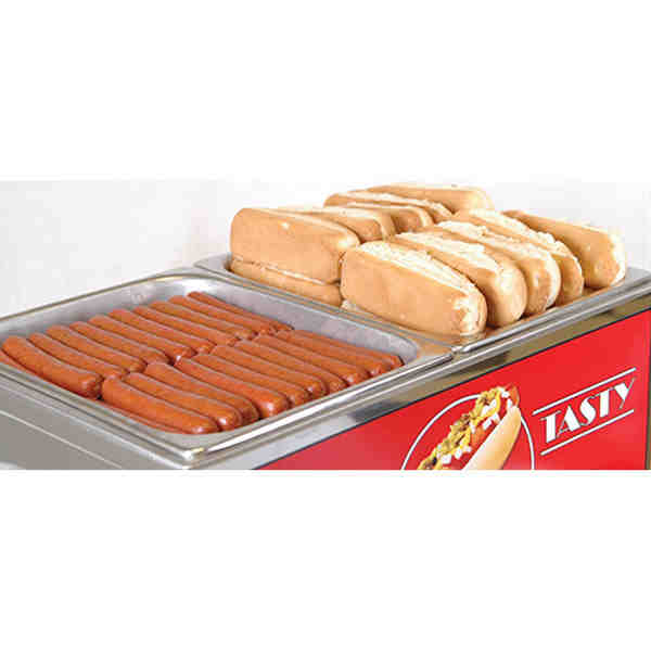 Winco 60072 Benchmark Hot Dog Mini Cart - 12"Wx13"Dx15"H, 120V