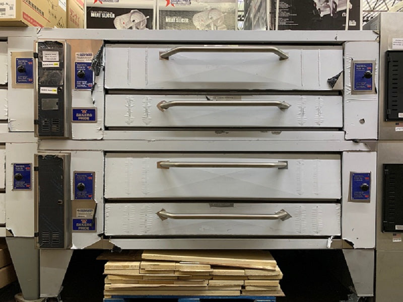 Bakers Pride Y-602 Gas Double Deck Pizza Oven - SUPERDeck Series 78" - OUT OF CRATE UNIT