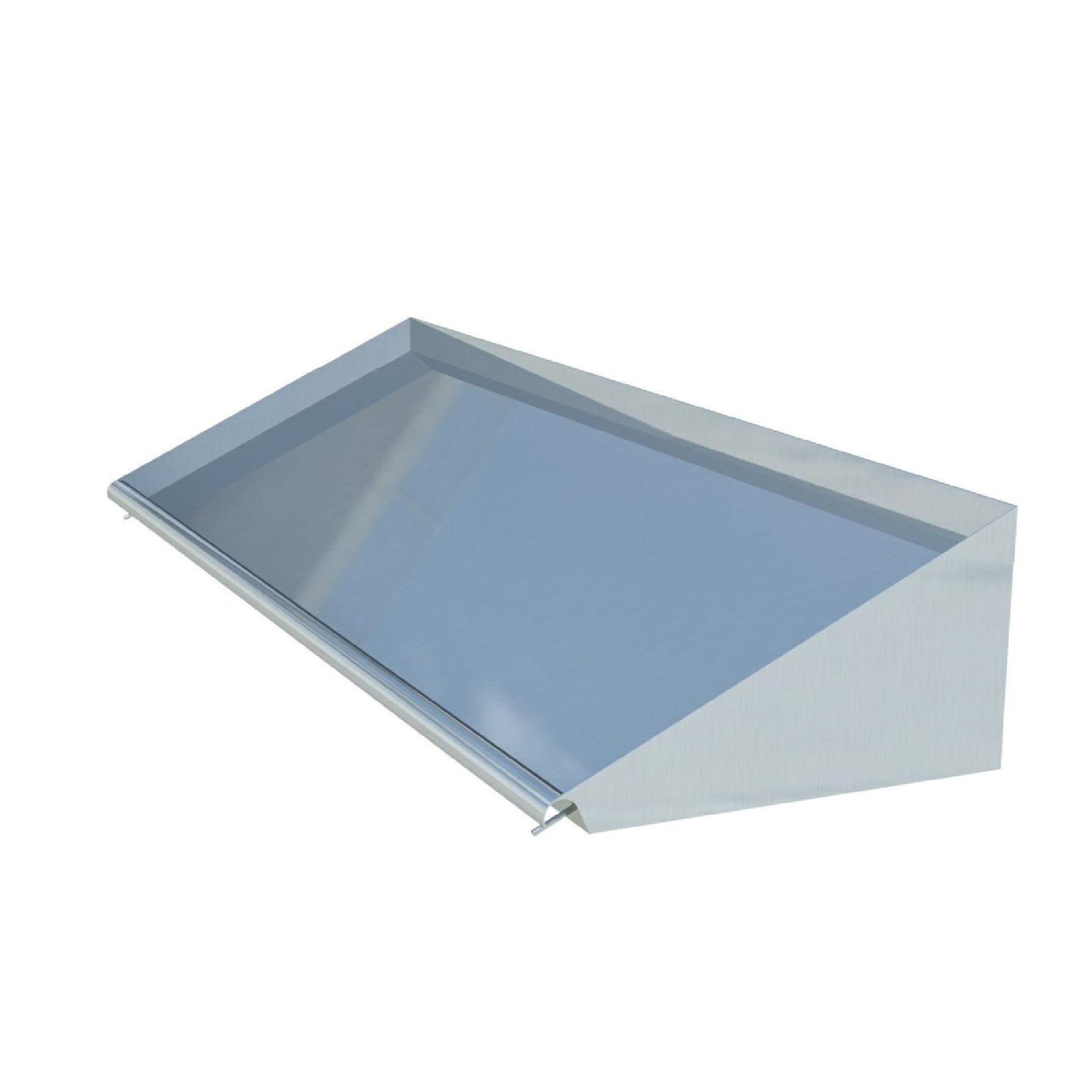 Sapphire SMSR-21 21" Stainless Steel Slanted Rack Dishtable Sorting Shelf