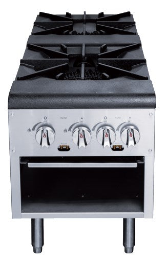 Dukers DCSPB2 Double Natural Gas Stock Pot Range Heavy Duty - 160,000 BTU - FREE SHIPPING!