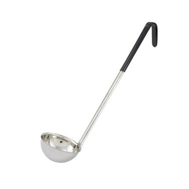 Winco LDC-6 6oz Stainless Steel Ladle with Green Handle