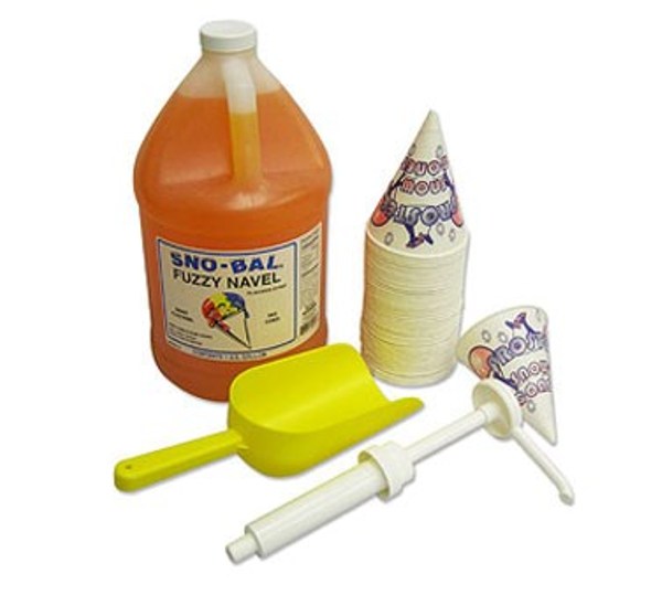 Winco 72601 Benchmark Snow Cone Machine Starter Kit