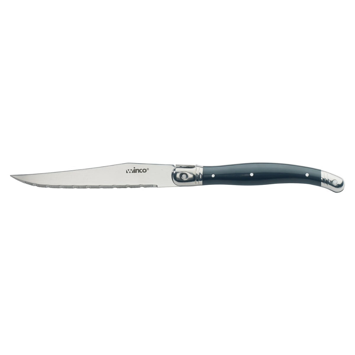 Winco K-73PC 1 Dozen 4 1/2" Blade Steak Knives