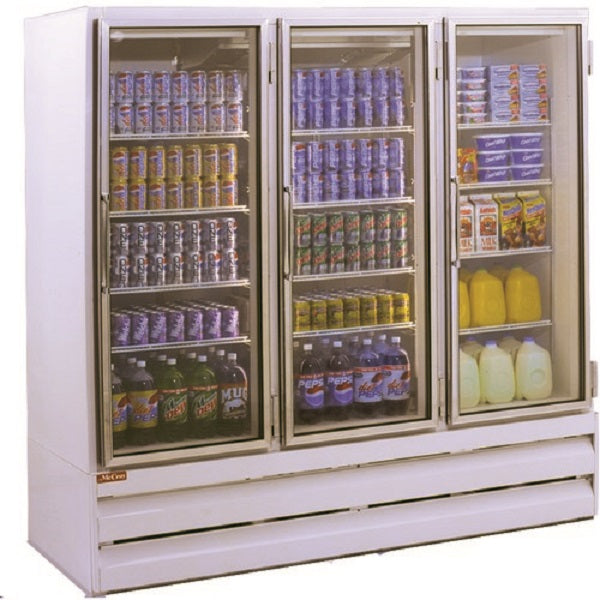 Howard McCray GR75BM Bottom Mount Swing Glass Door Refrigerator/Merchandiser 78"