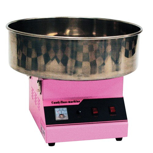 Winco 81011 Benchmark Zephyr Cotton Candy Machine - 60 Cones / Hour, 120V